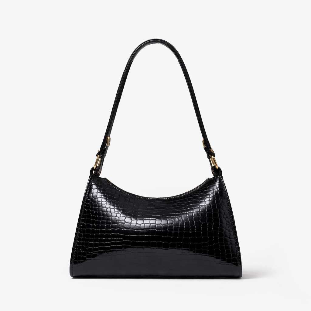 Glossy Top Handle Bag