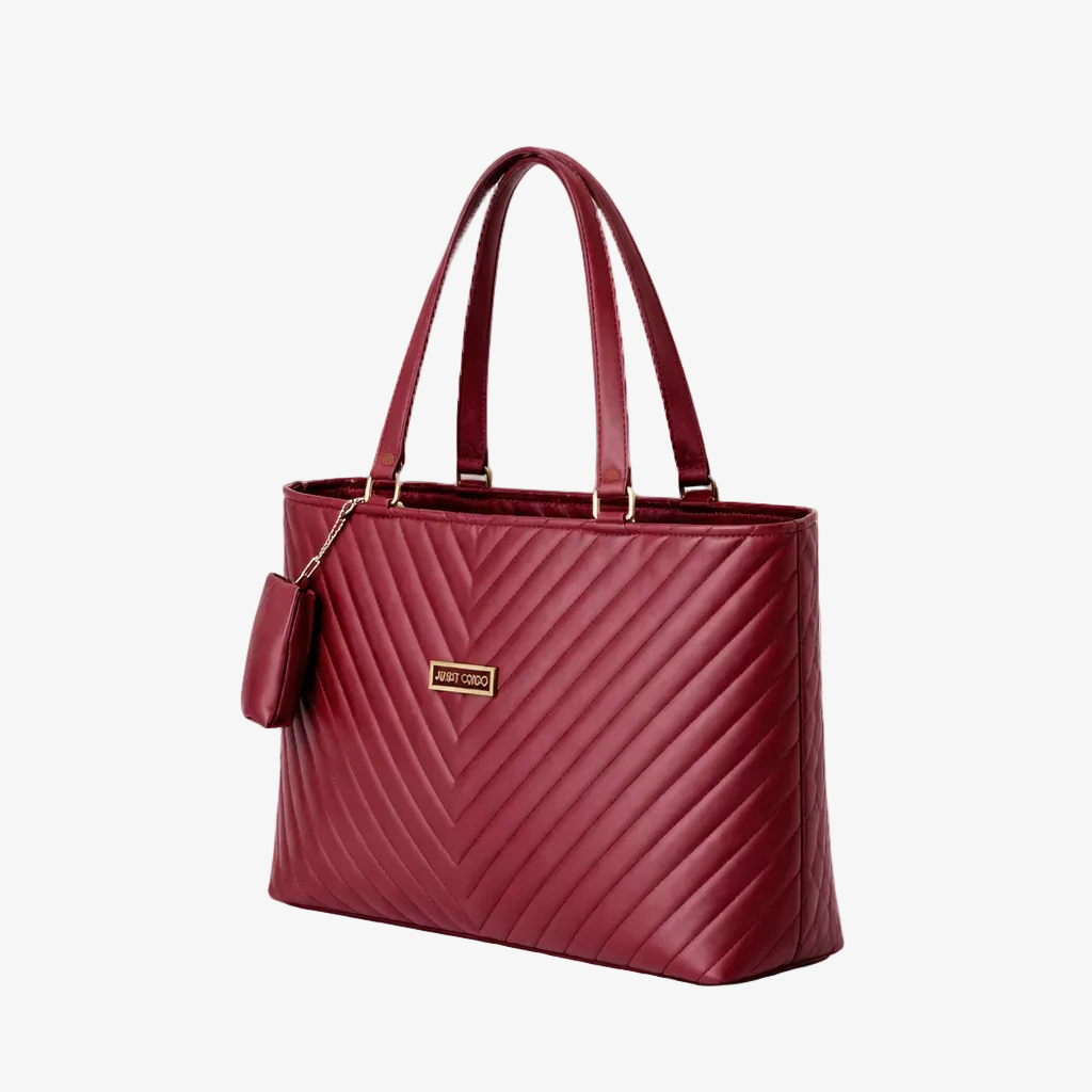 Chevron Quilted Tote Bag