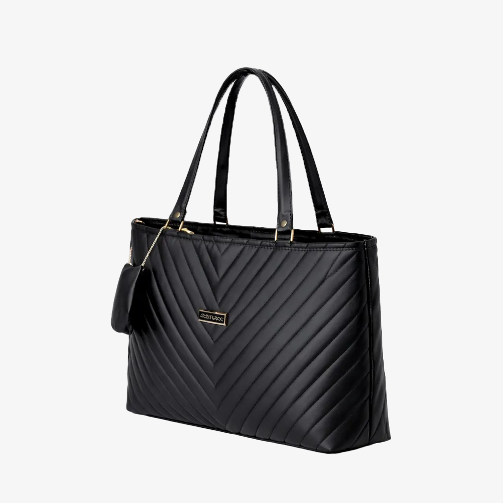Chevron Quilted Tote Bag