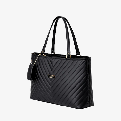 Chevron Quilted Tote Bag