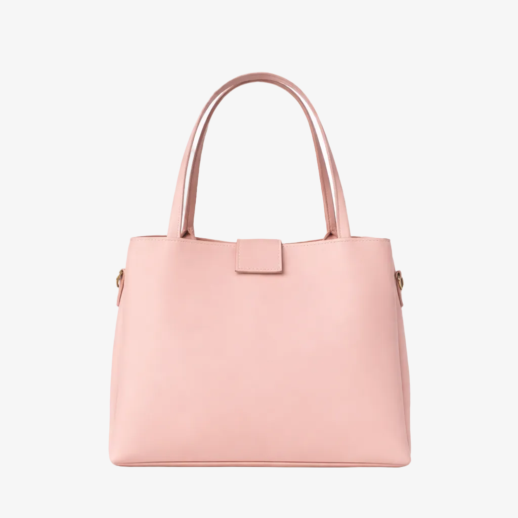 Embossed Grid Handbag