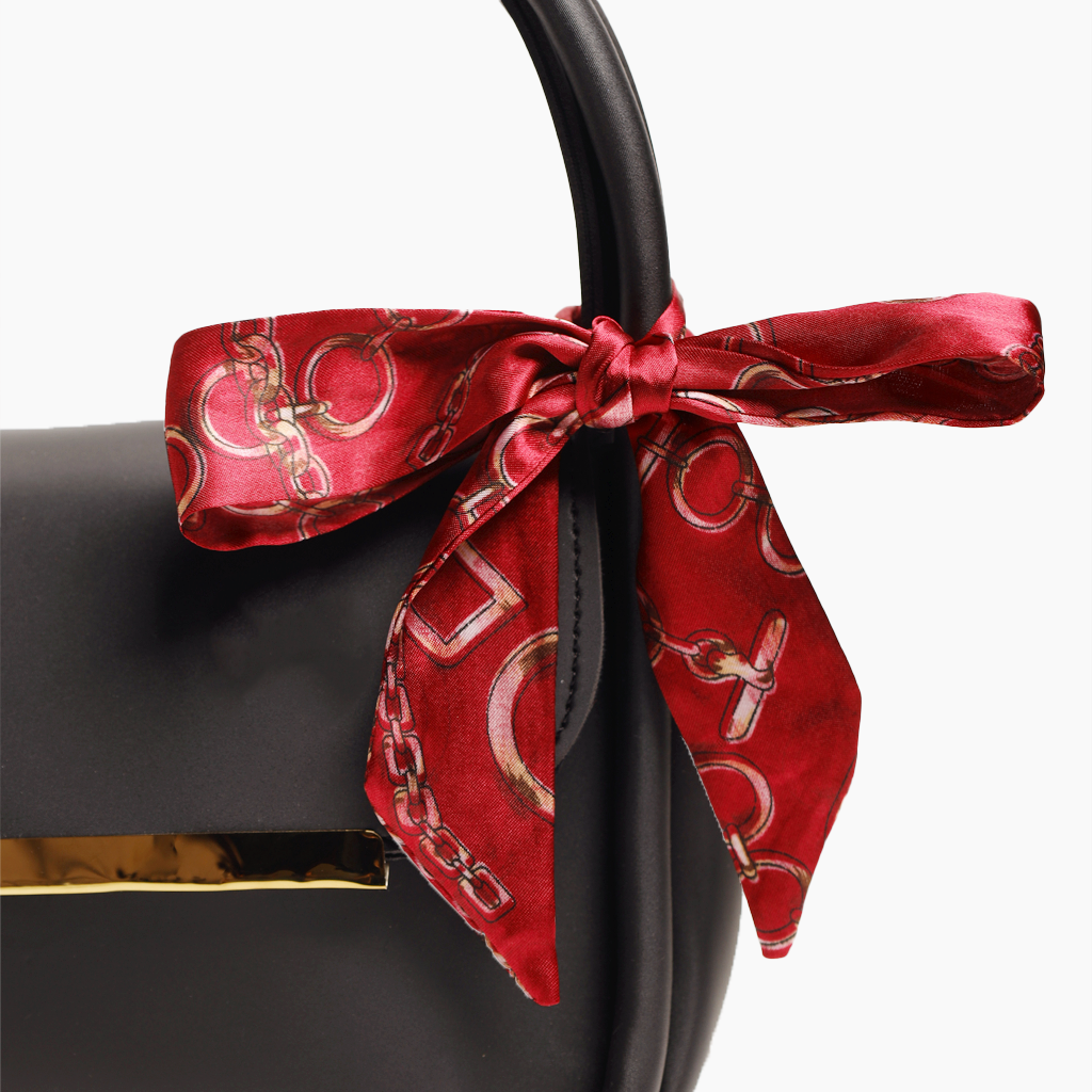 Satin Ribbon Bag Charm