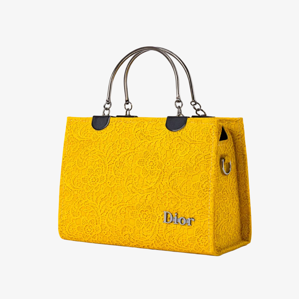 Lace Textured Handbag