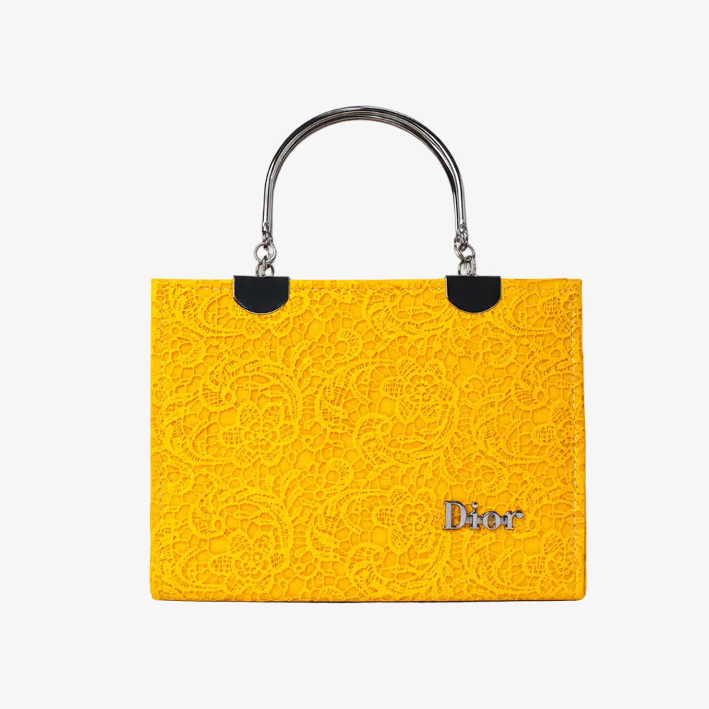 Lace Textured Handbag